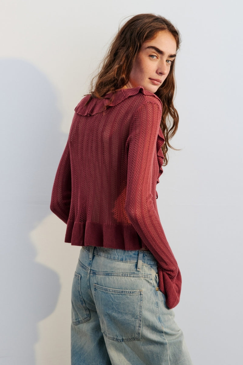 Classic Vintage Cardigan with a Flattering Fit