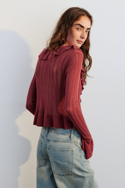 Classic Vintage Cardigan with a Flattering Fit