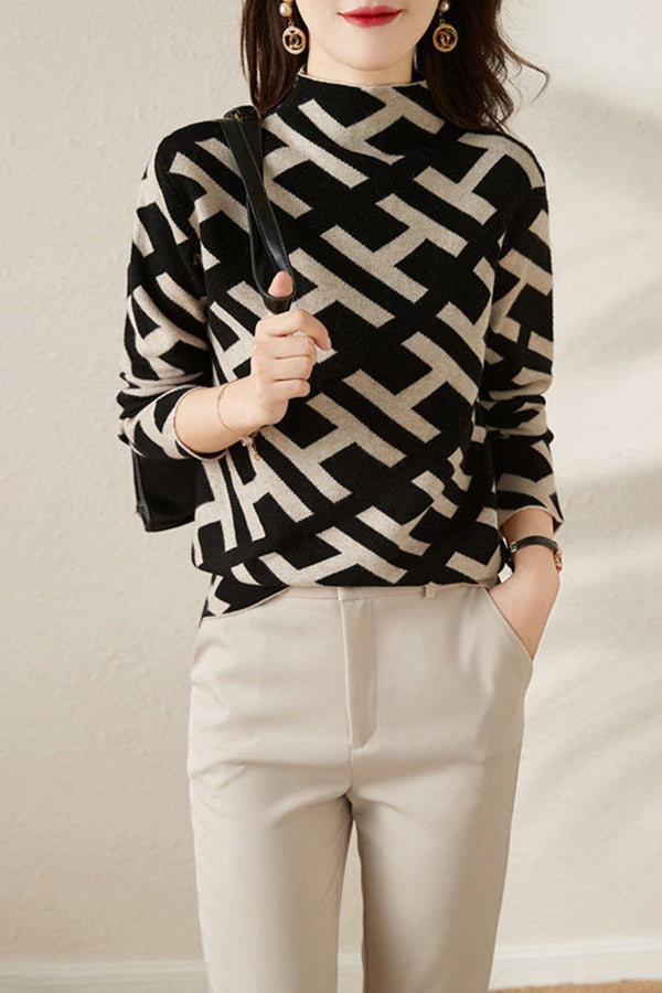 Beautifully Finished Sweater in a Timeless Design
