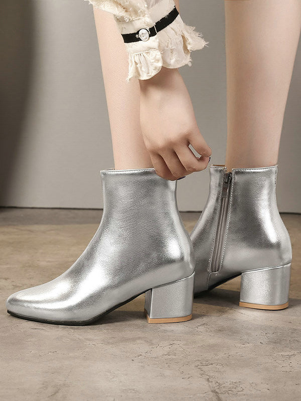 A Vintage Style Boots with Delicate Timeless Details