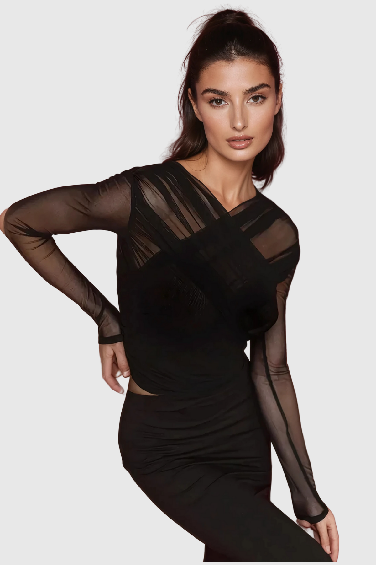 Well Tailored Top with a Graceful Silhouette