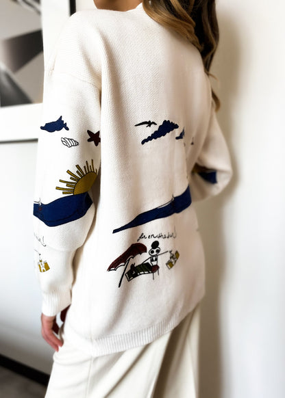 Beautifully Balanced Cardigan with Timeless Character