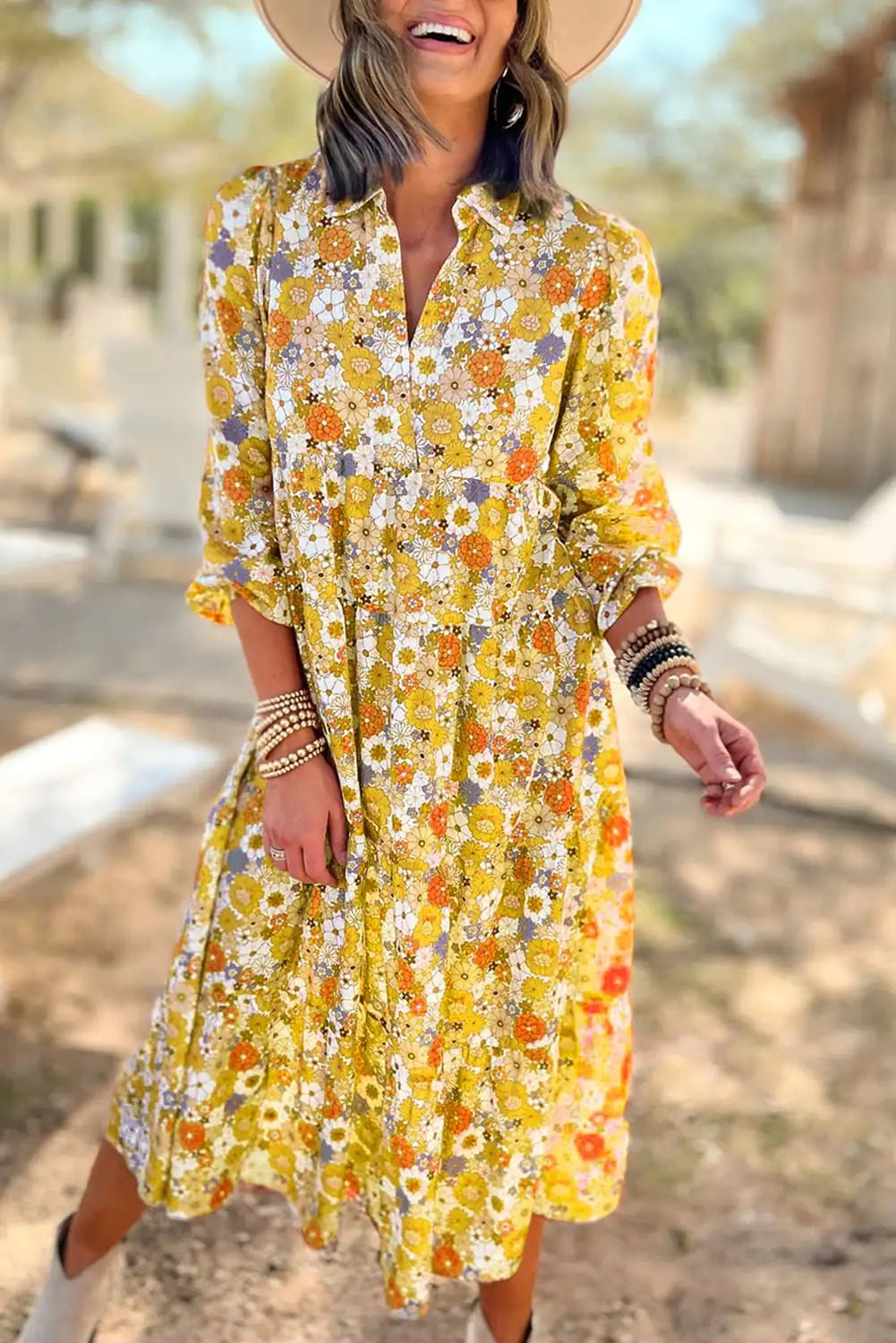 Classic Vintage Dress with a Flattering Fit
