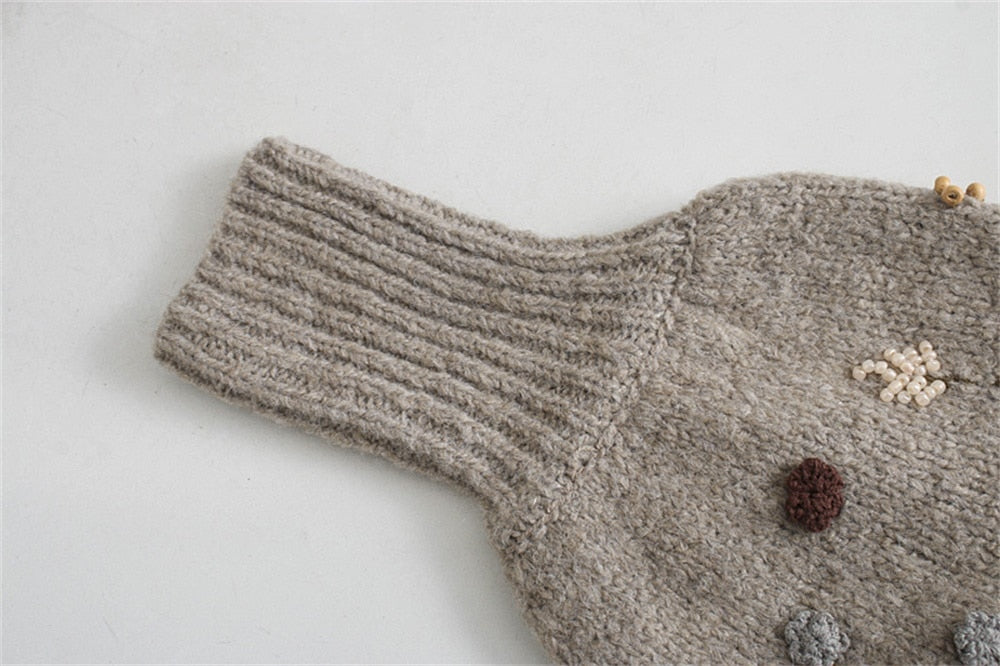 A Vintage Style Sweater with Delicate Timeless Details