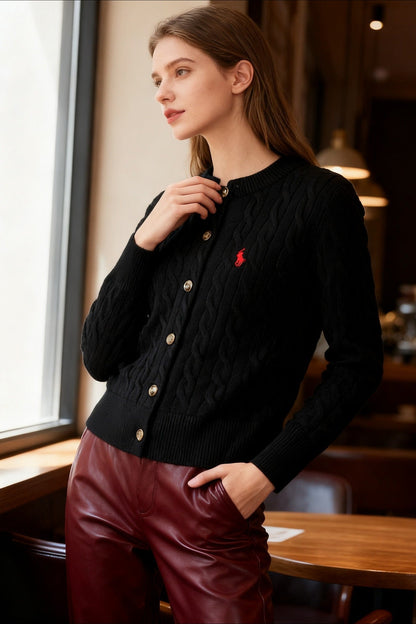 Well Tailored Cardigan with a Graceful Silhouette
