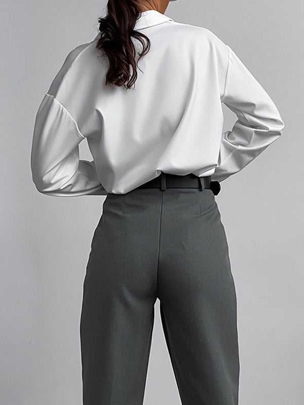 A Vintage Style Trousers with Delicate Timeless Details