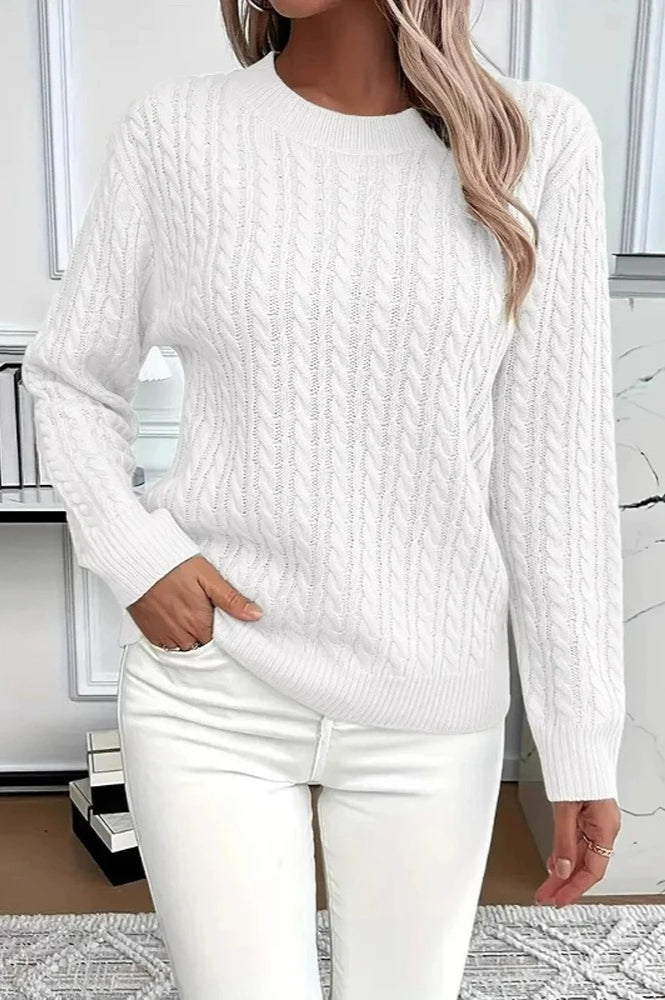 A Vintage Style Sweater with Delicate Timeless Details