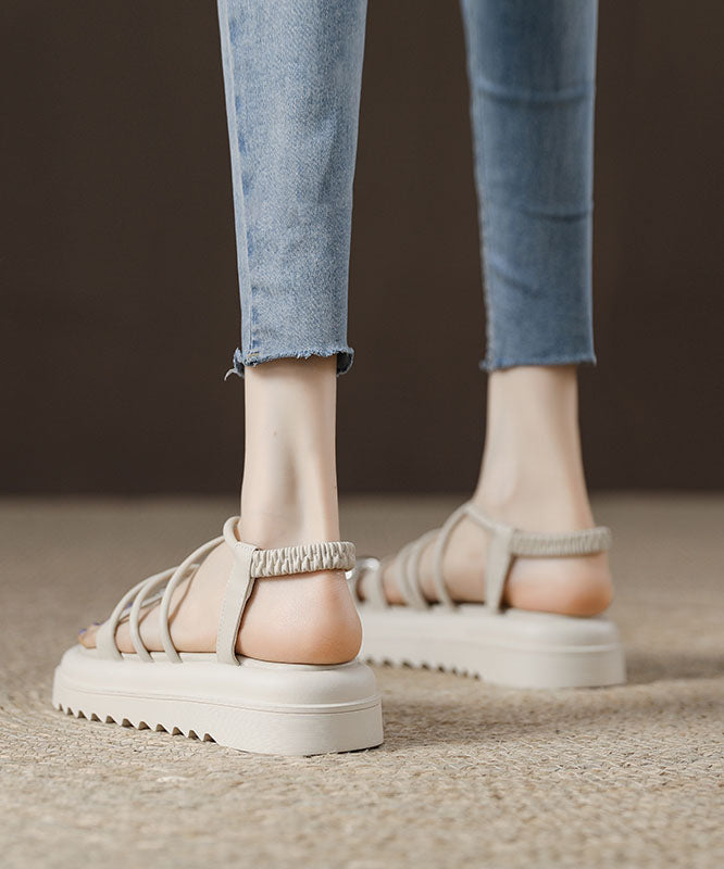 A Vintage Style Sandals with Delicate Timeless Details