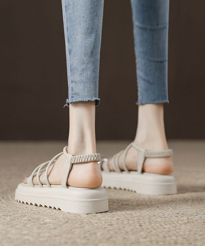 A Vintage Style Sandals with Delicate Timeless Details