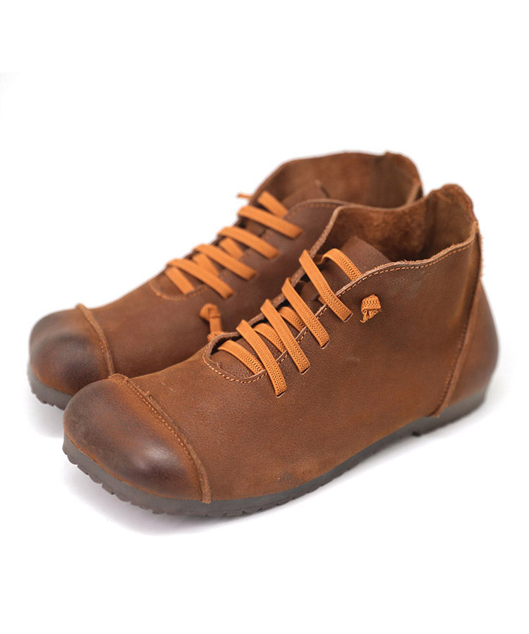 A Vintage Style Boots with Delicate Timeless Details