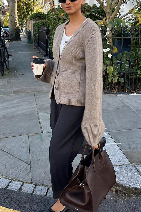 A Vintage Style Cardigan with Delicate Timeless Details