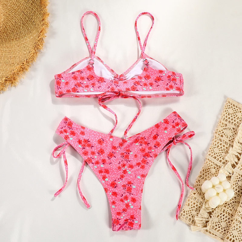 A Vintage Style Bikini with Delicate Timeless Details