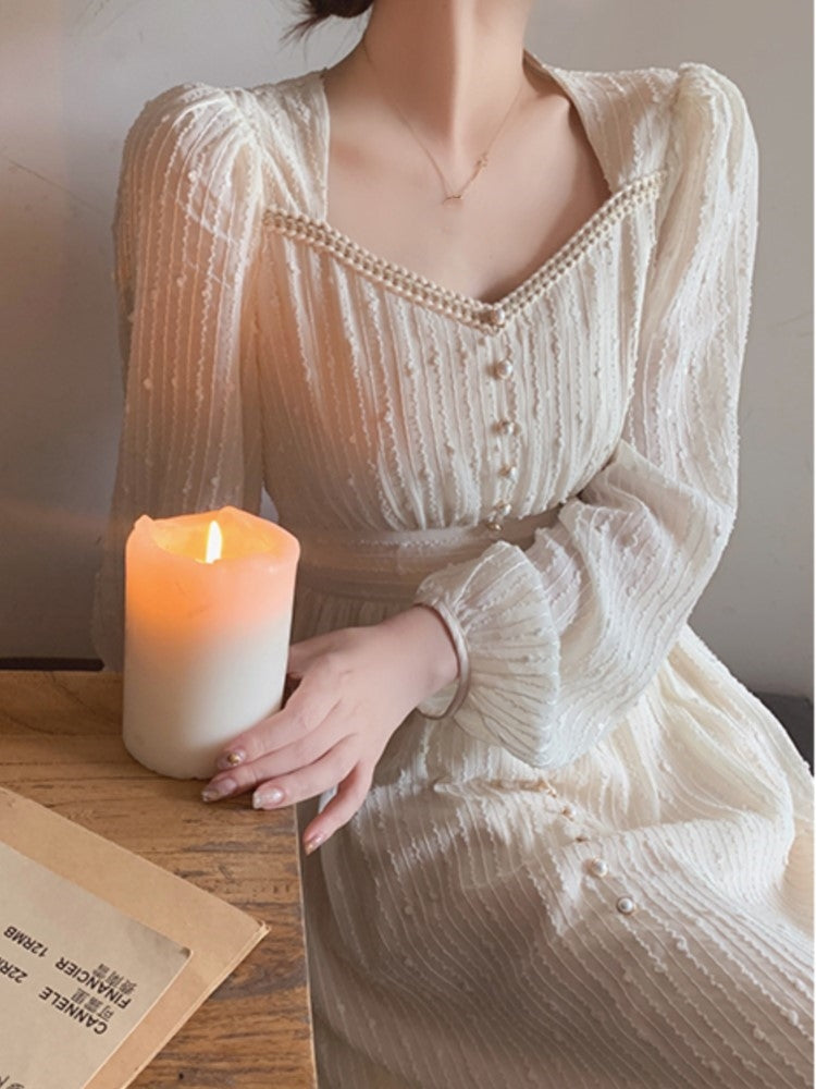 A Vintage Style Dress with Delicate Timeless Details