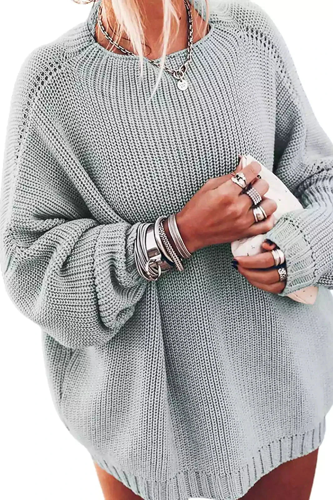 Gray  Sweaters