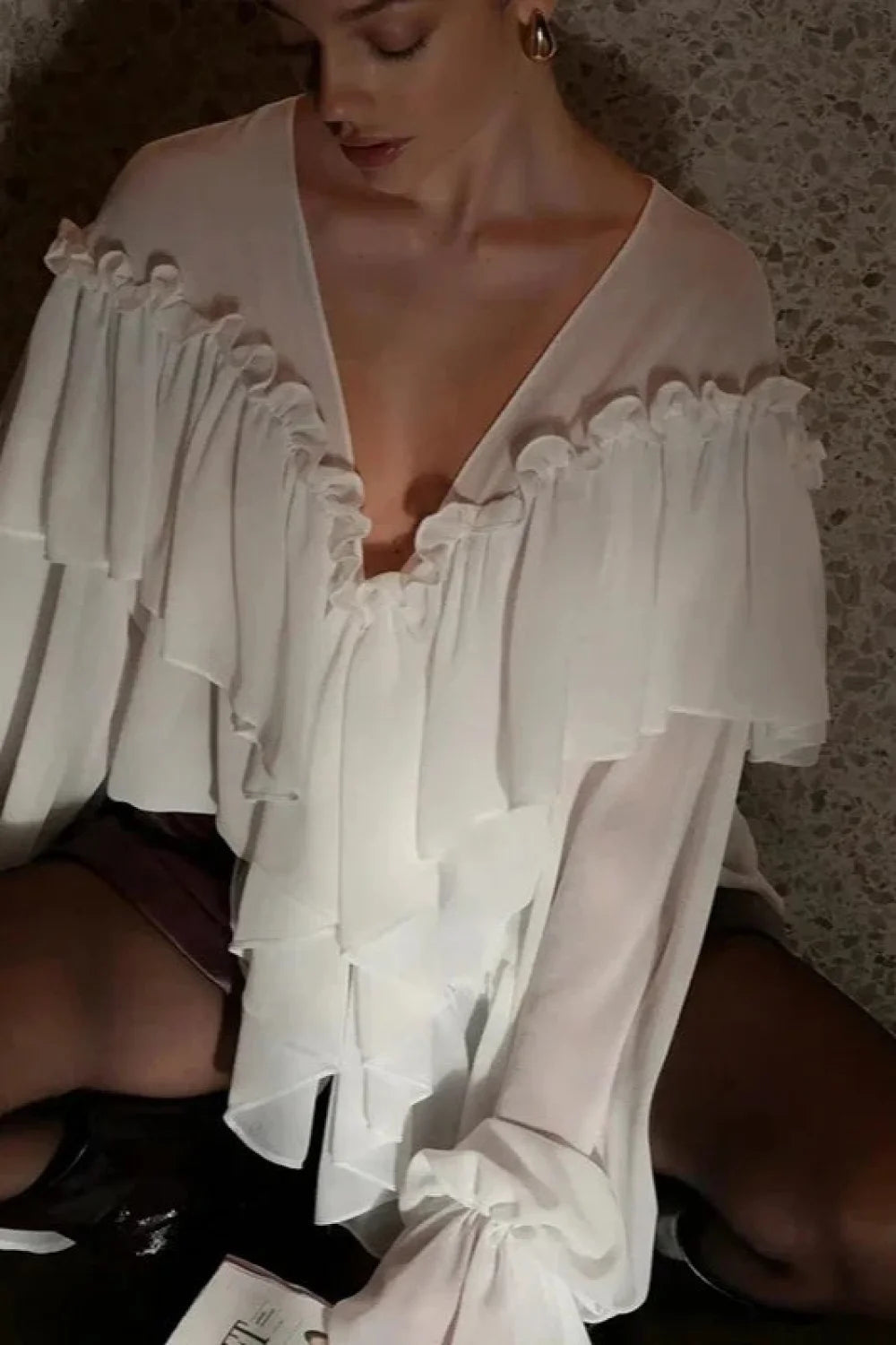 A Vintage Style Blouse with Delicate Timeless Details
