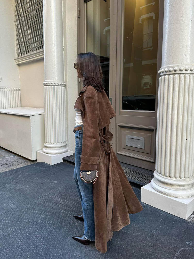 Classic Vintage Coat with a Flattering Fit