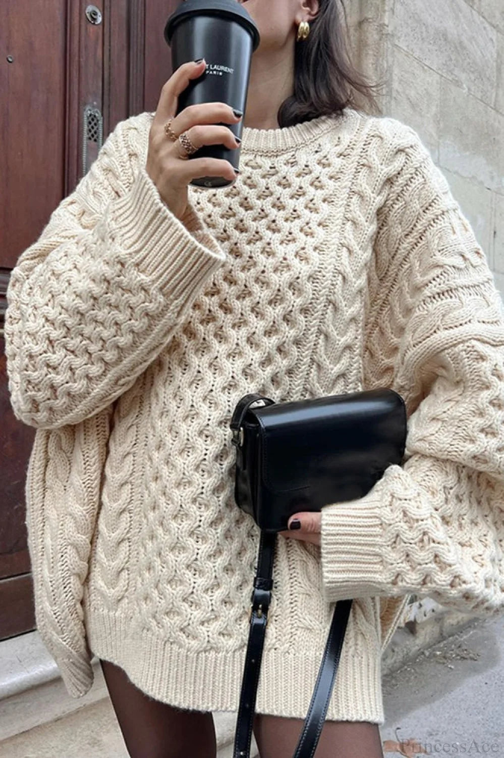 A Vintage Style Sweater with Delicate Timeless Details