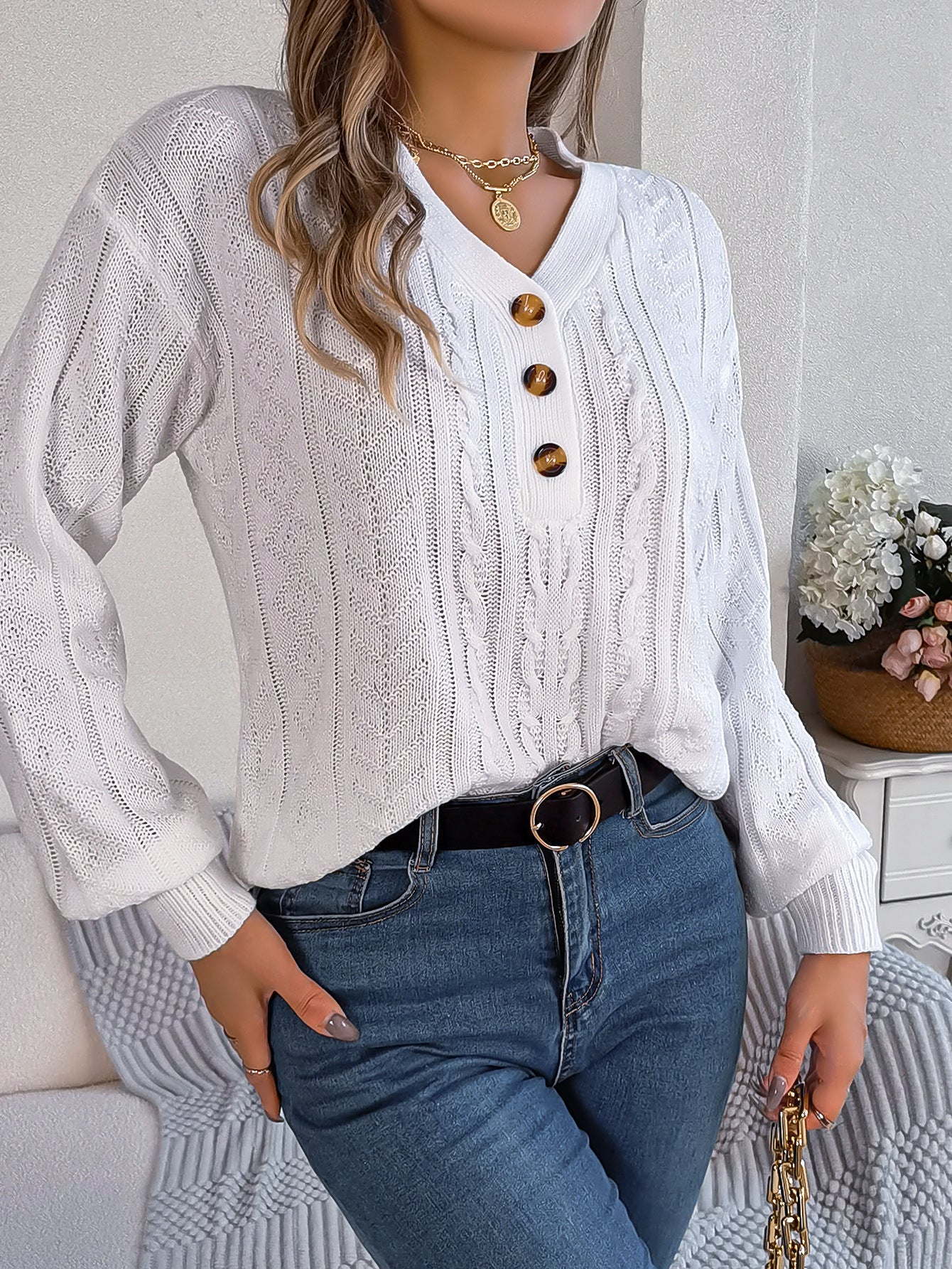 Polished Sweater with an Effortless Classic Look