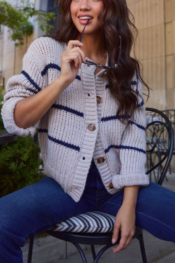 Vintage Inspired Cardigan with a Contemporary Edge