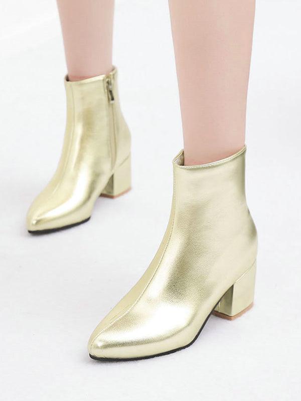 A Vintage Style Boots with Delicate Timeless Details