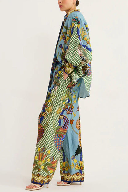 A Vintage Style Pants with Delicate Timeless Details