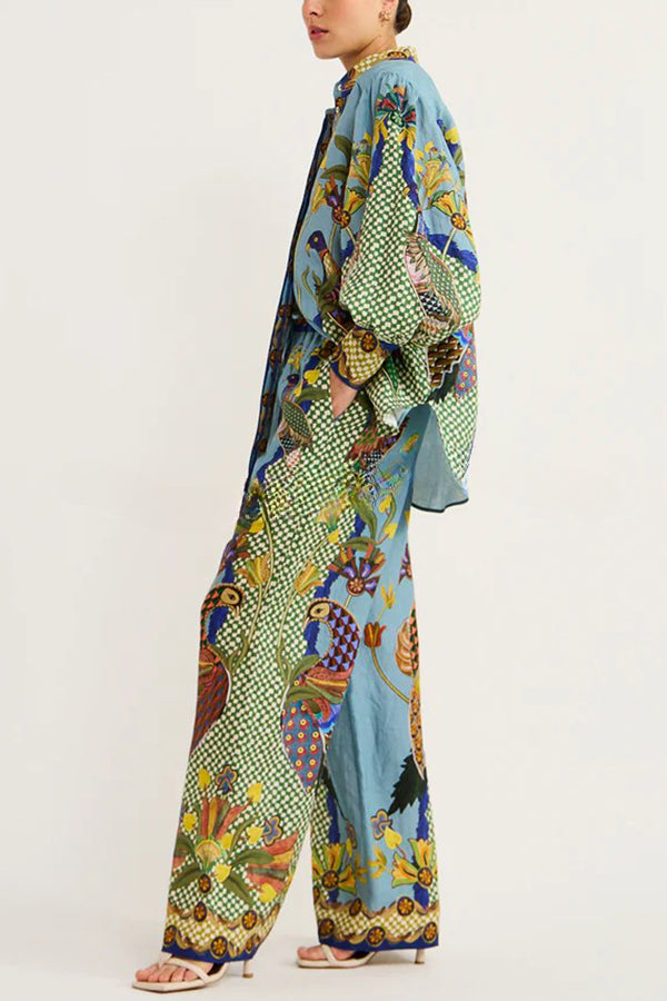 A Vintage Style Pants with Delicate Timeless Details