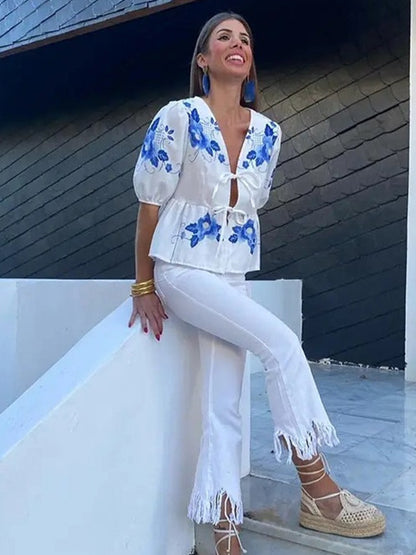 Gracefully Styled Top for Any Occasion