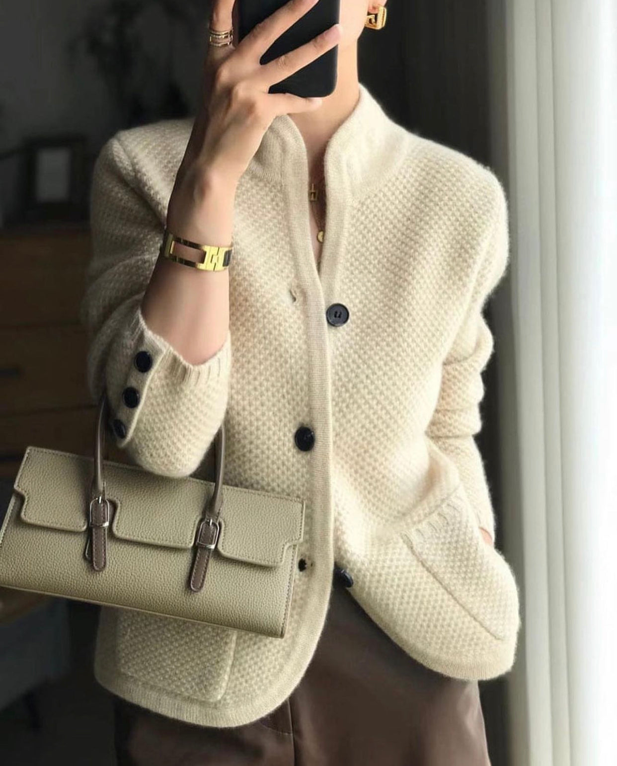 Beautifully Finished Cardigan in a Timeless Design