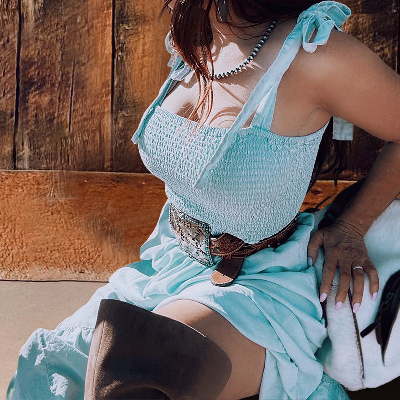 A Vintage Style Dress with Delicate Timeless Details