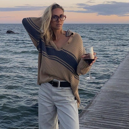 A Vintage Style Sweater with Delicate Timeless Details