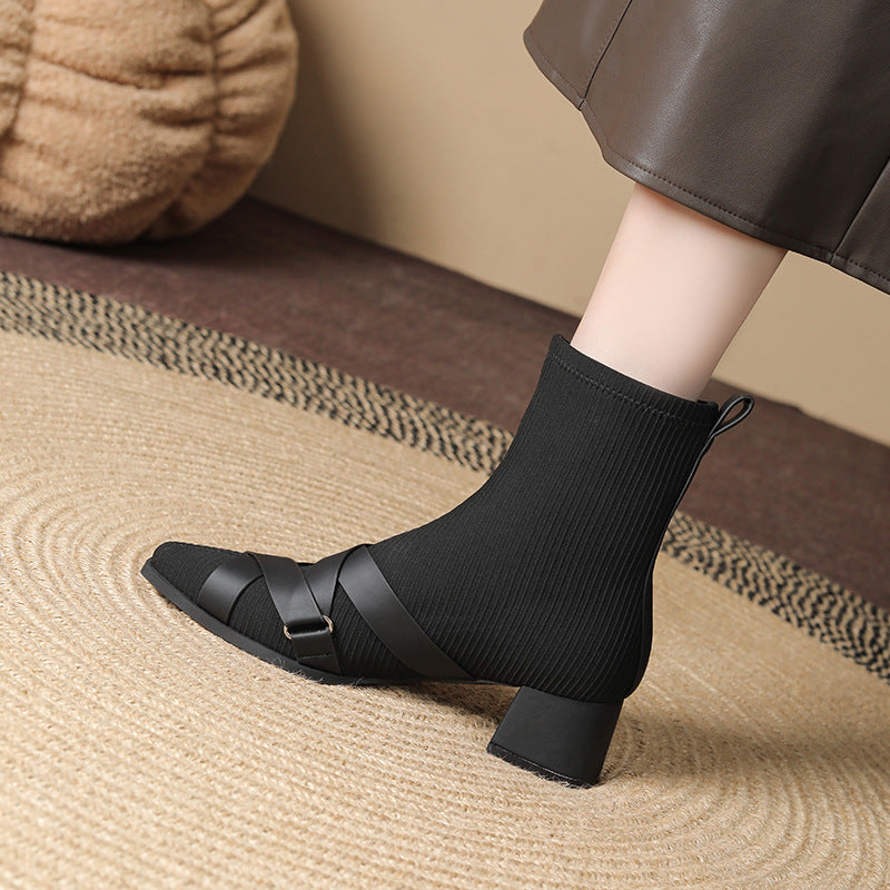 A Vintage Style Boots with Delicate Timeless Details