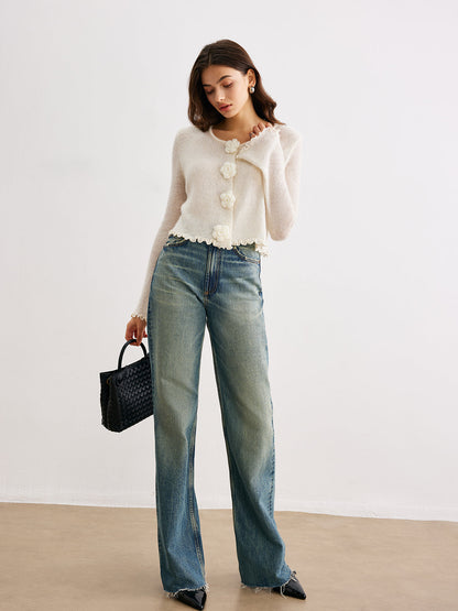 Classic Vintage Cardigan with a Flattering Fit