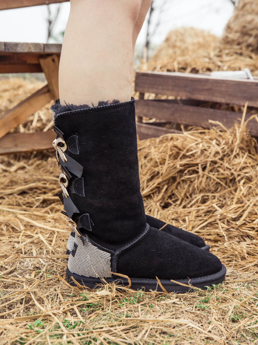 A Vintage Style Boots with Delicate Timeless Details