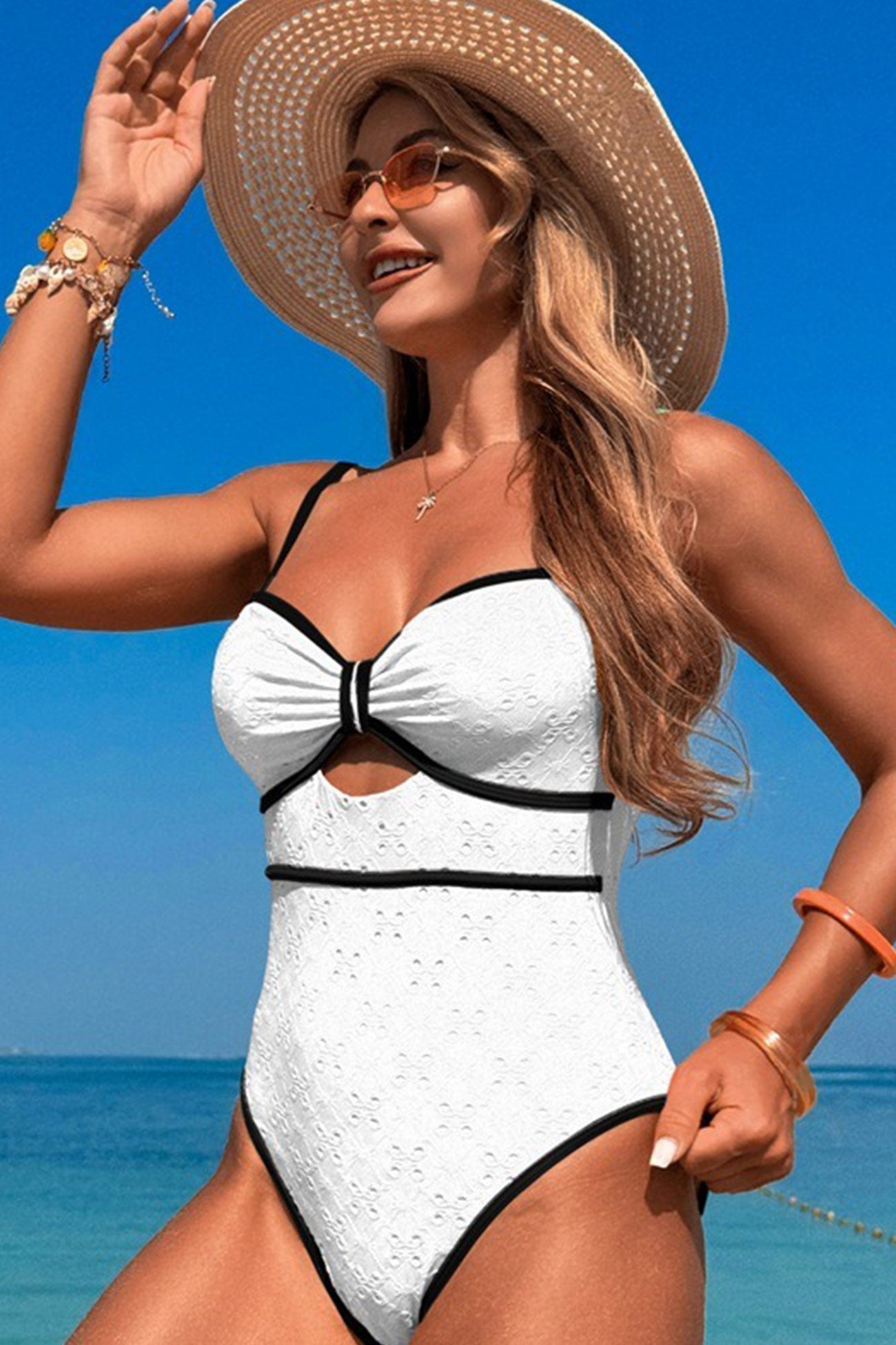 A Vintage Style Swimsuit with Delicate Timeless Details