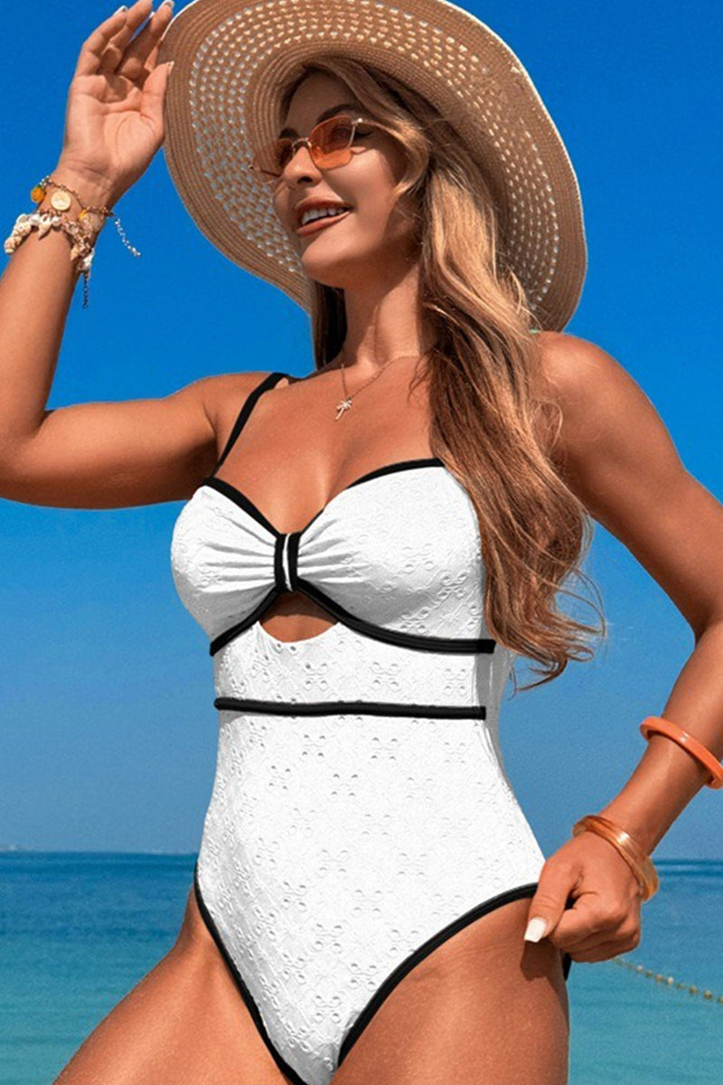A Vintage Style Swimsuit with Delicate Timeless Details