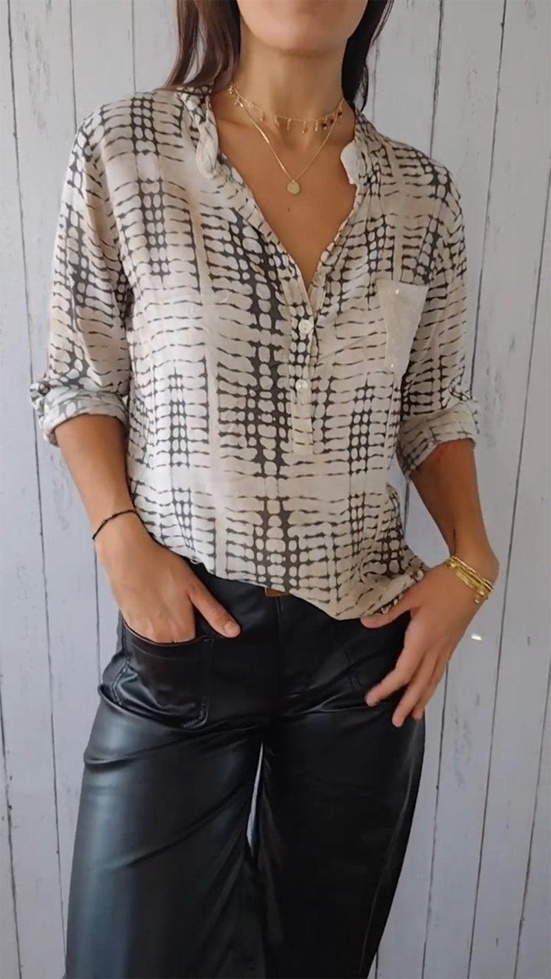 A Vintage Style Shirt with Delicate Timeless Details