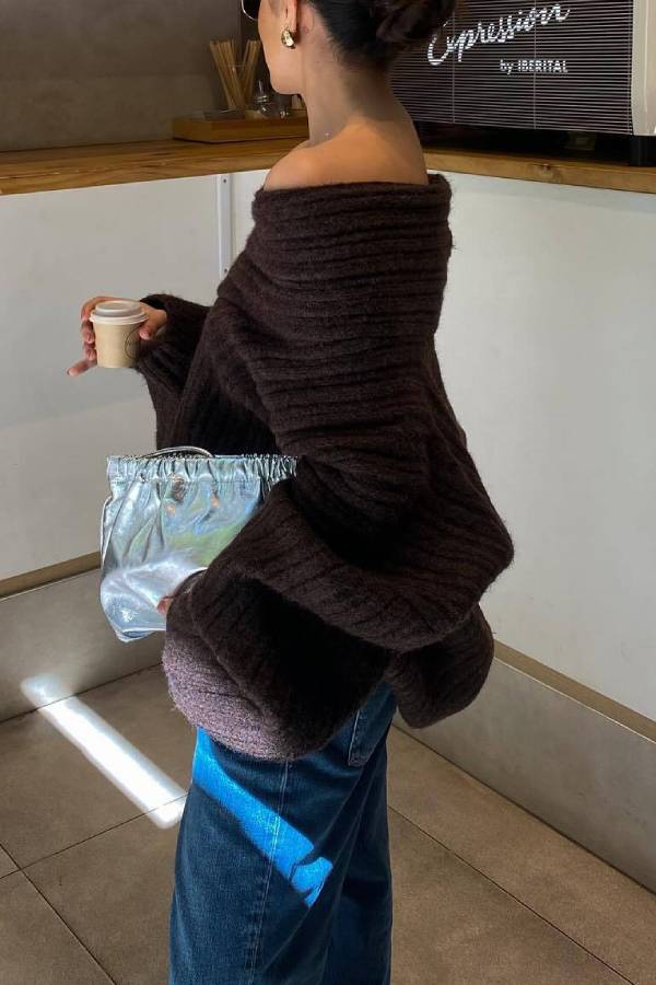 A Vintage Style Sweater with Delicate Timeless Details