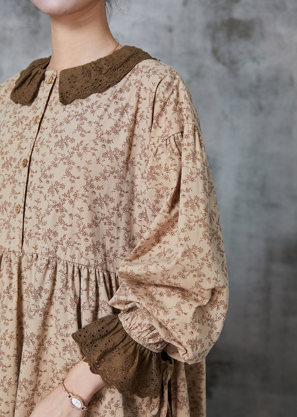 A Vintage Style Dress with Delicate Timeless Details