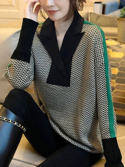 Vintage Inspired Sweater with a Contemporary Edge