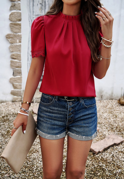A Vintage Style Blouse with Delicate Timeless Details