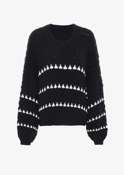 A Vintage Style Sweater with Delicate Timeless Details