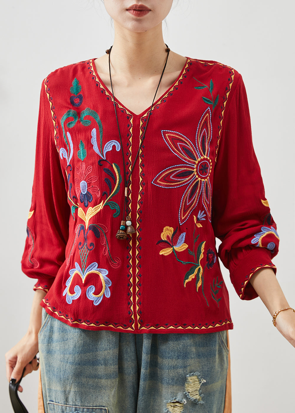 Gracefully Styled Blouse for Any Occasion