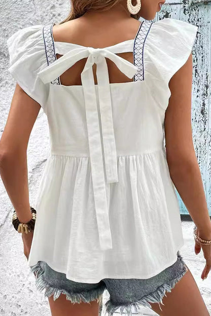 A Vintage Style Top with Delicate Timeless Details