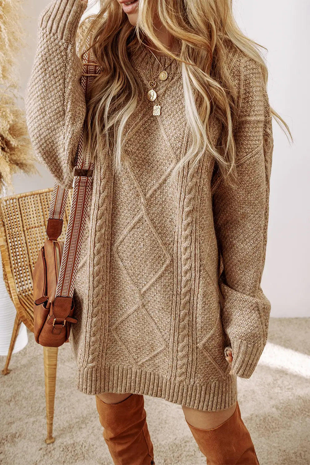 Classic Vintage Sweater with a Flattering Fit