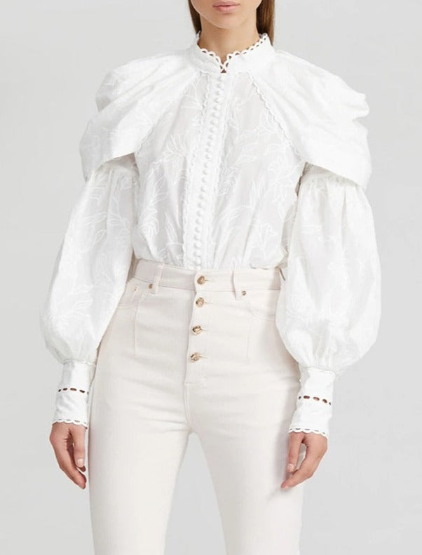 Beautifully Finished Blouse in a Timeless Design