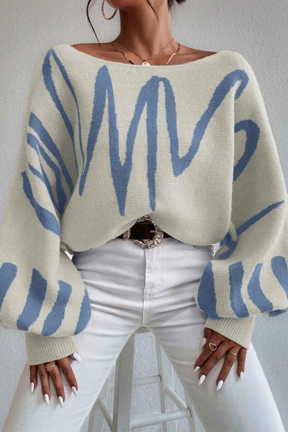 Well Tailored Sweater with a Graceful Silhouette