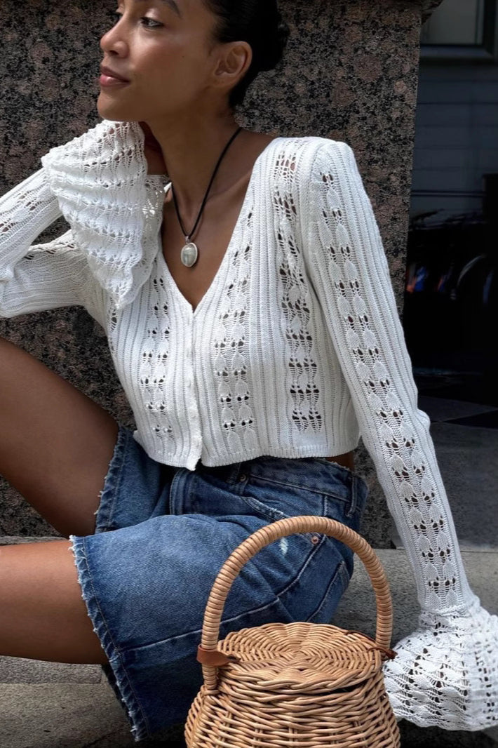 Vintage Inspired Cardigan with a Contemporary Edge