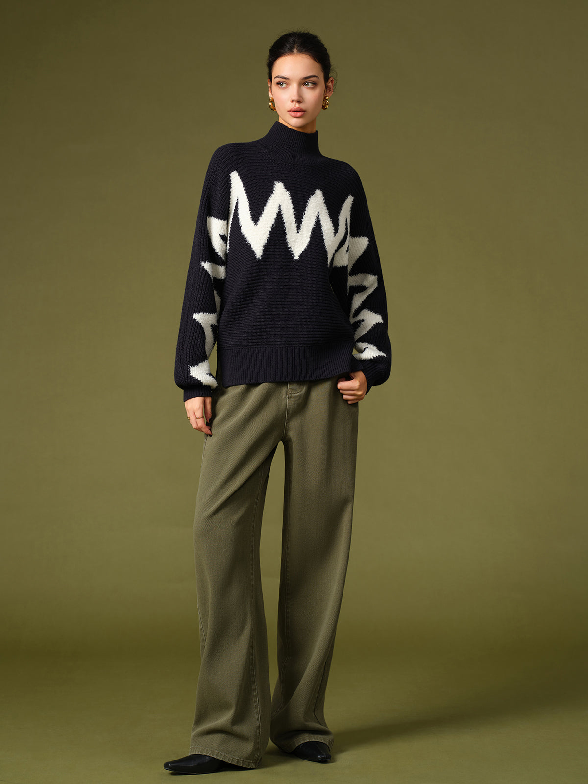 A Vintage Style Sweater with Delicate Timeless Details