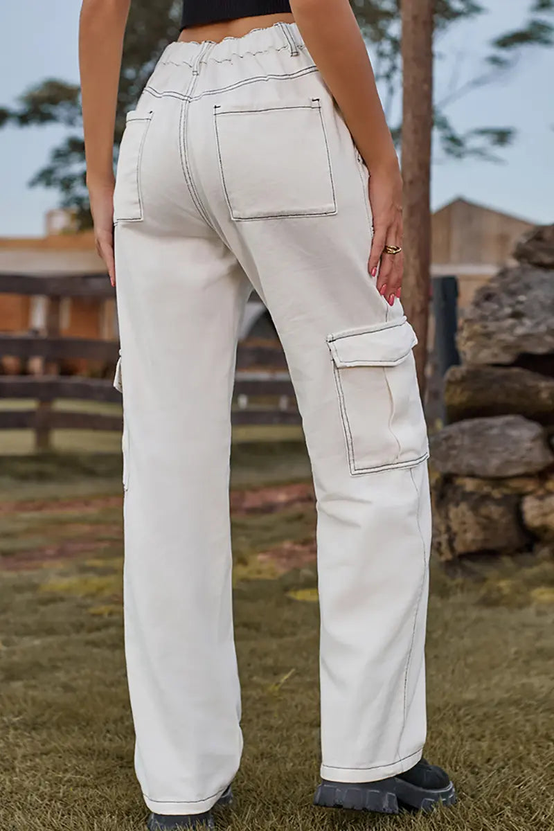 A Vintage Style Pants with Delicate Timeless Details