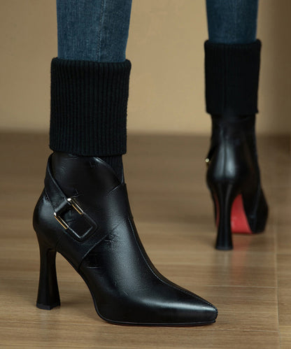 A Vintage Style Boots with Delicate Timeless Details